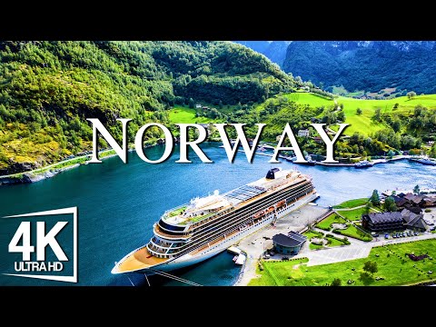 FLYING OVER Norway - Relaxing Music With Beautiful Natural Landscape  (Videos 4K)