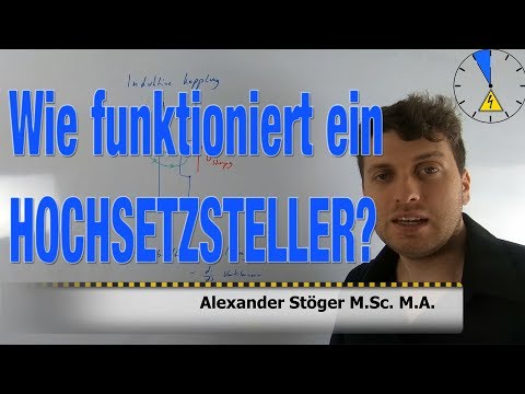 Wie funktioniert ein Hochsetzsteller?