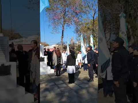 El 17 de agosto de 2025 la Bandera Belgraniana presidió el acto patrio en Berón de Astrada