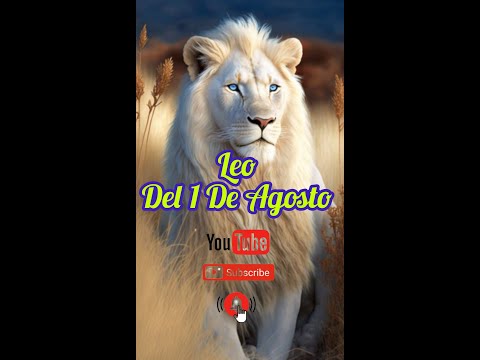 Leo Nacido El 1 De Agosto