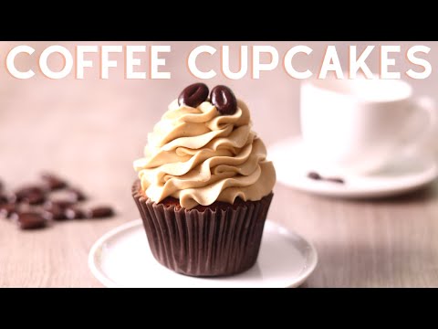 Coffee Cupcakes with Easy Coffee Buttercream | Bonni Bakery