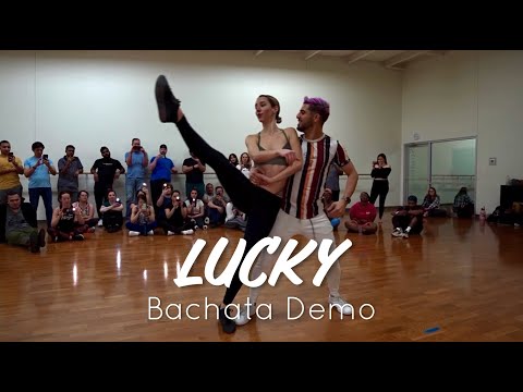 Lucky - Pinto Picasso ◆ Bachata 2023 | Arnaldes y Bri | Bachata Demo
