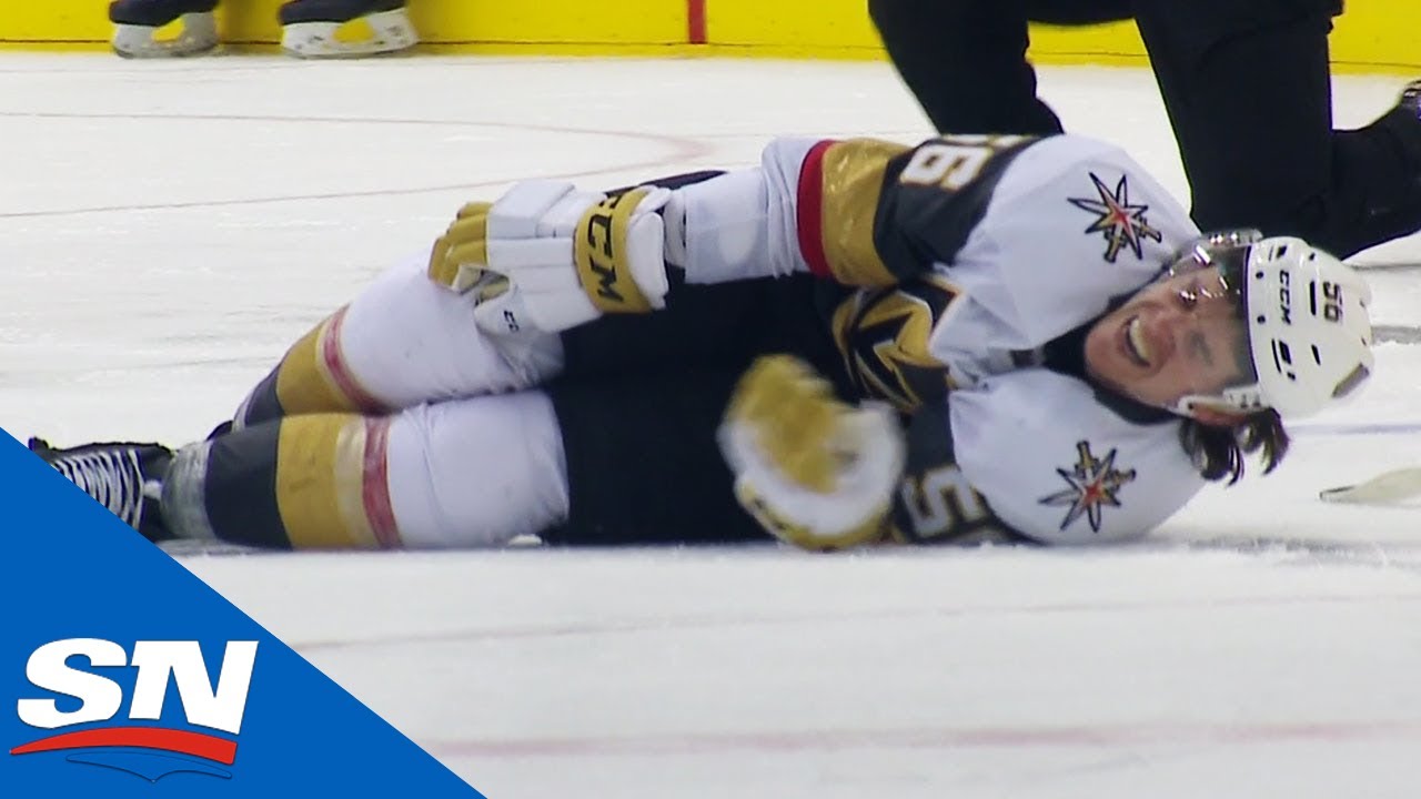 Vidéo:  ARKKKKKKKKK.... La cheville d'Erik Haula a TWISTÉ!!!!!!