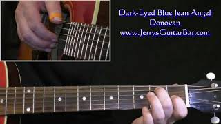 Donovan Dark-Eyed Blue Jean Angel Intro Guitar Lesson