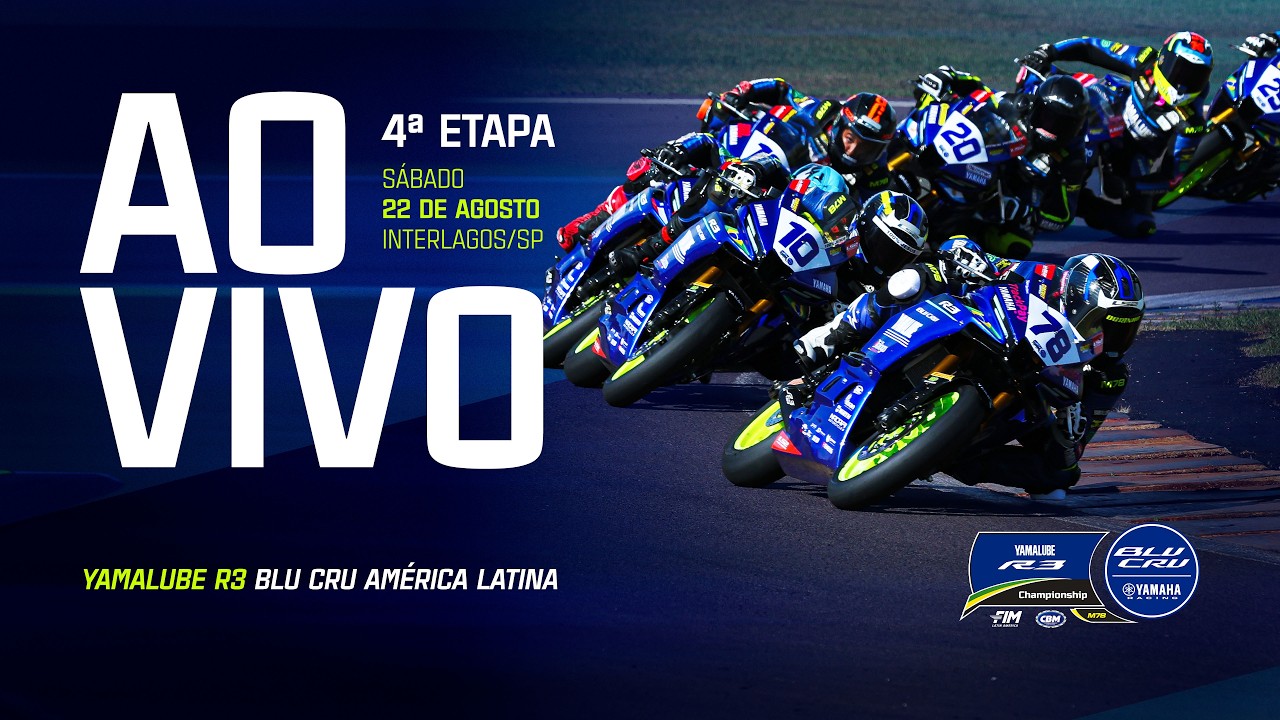 AO VIVO: Yamalube R3 BLU CRU América Latina 2026 | 4ª etapa | Interlagos/SP