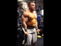 Daniel Sticco IFBB train Biceps