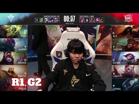 V5 vs LNG - Game 2 | Round 1 2022 LPL Worlds Regionals | Victory Five vs LNG Gaming G2