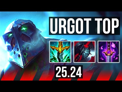 URGOT vs MORDEKAISER (TOP) | 52K damage, Good KDA: 21/3/8 | KR Diamond | 25.24