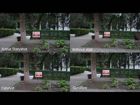 A7IV stabilisation test | Active steadyshot vs Gyroflow vs Catalyst