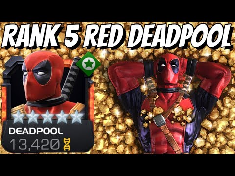 MAXED OUT 5 STAR RED DEADPOOL - Unbelievable Regen Ability!!!