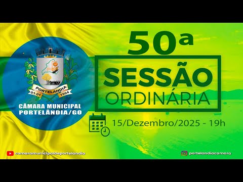 Câmara Municipal de Portelândia-GO está ao vivo!