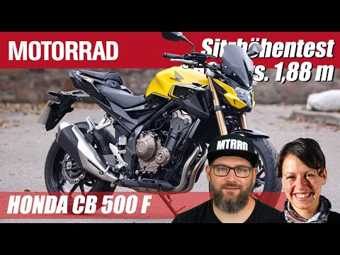 Honda CB 500 F: Klein und Groß - Der Sitzhöhentest