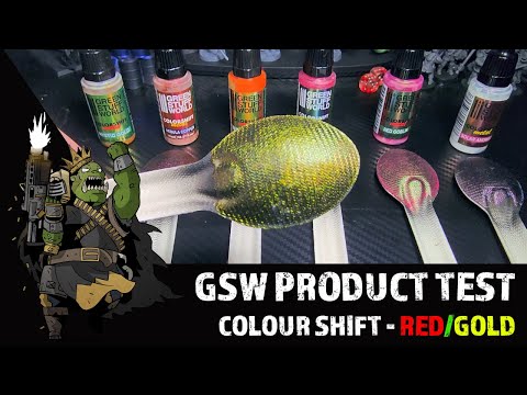 Green Stuff World Product Demonstration - Colour Shift (Red - Gold Hues)