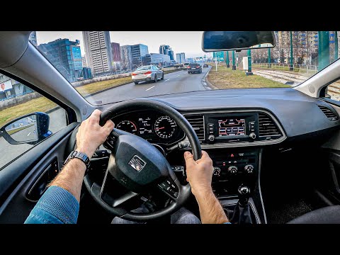 Seat Leon III 2018 (11.2 TSI 85 HP) | POV Test Drive #647 Joe Black