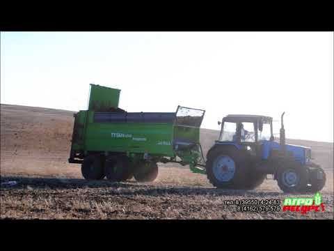 МТЗ 1221 & UNIA TYTAN 18 TD Premium. СХ ПАО Белореченское. Иркутская область.