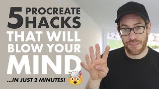 5 PROCREATE HACKS that will BLOW YOUR MIND in Just 2 Minutes!