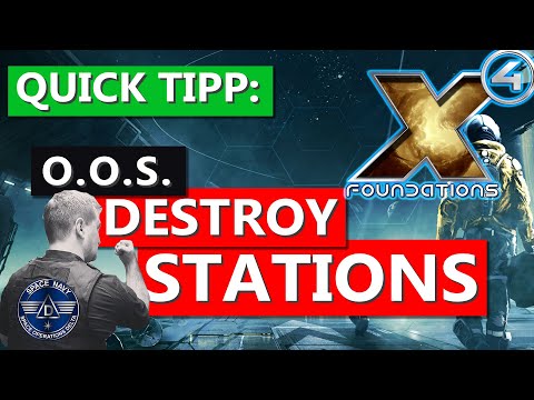 Destroy Stations OOS - How To Fight Stations Easy in X4 Foundations - Quick Tipp - Captain Collins