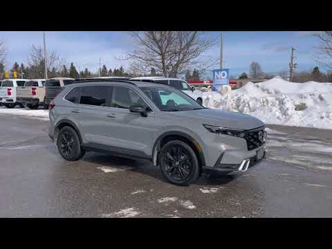 2023 Honda CR-V Hybrid Touring AWD in Gray for sale at Royal Chevrolet in Orangeville, ON