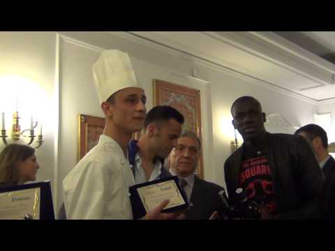 Giandomenico Mesto e Kalidou Koulibaly a Villa D'Angelo