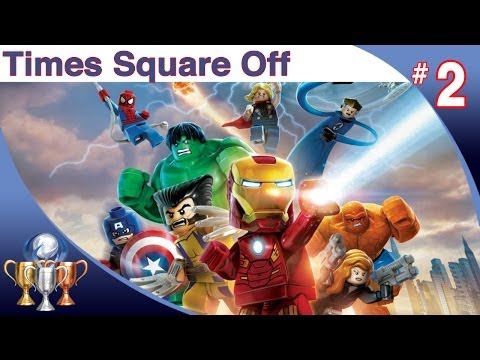LEGO Marvel Super Heroes Walkthrough - Level 2 (Times Square Off) Doctor Octopus Boss Battle