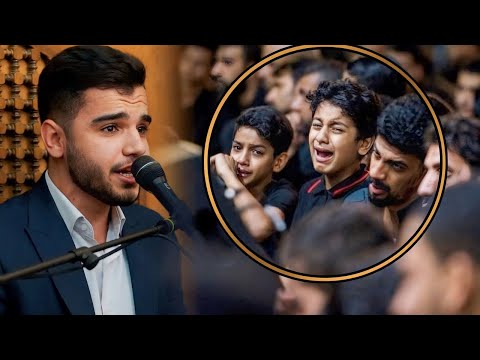 تعالت أصوات البكاء بشكل هستيري وخروج الحشد الجماهيري الرهيب عن السيطرة ! القارئ يونس شاهمرادي