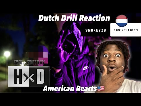 American Reacts to Dutch Drill! #PURPLES #6SQ Smokeyz6 - Back N Tha Booth ( Prod. by kymoney )