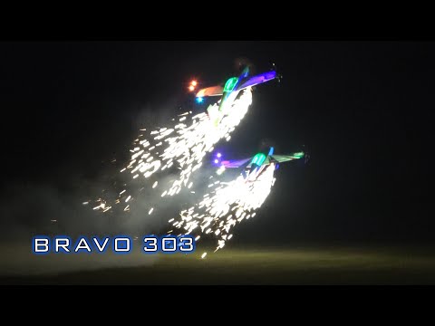 Team Renegade Night Display - Weston Park model air show 2021