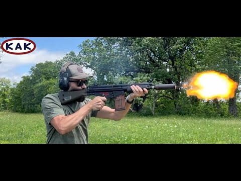 Century Arms AP51 Machine Gun With KAK Industry Muzzle adapter for Suppressor