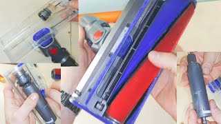 Dyson V8 Bürste zerlegen reinigen öffnen