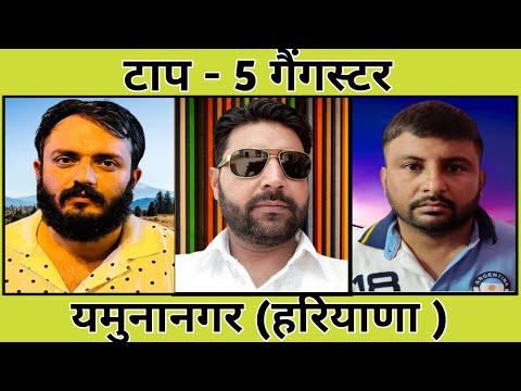 Top 5 Gangster in Yamunanagar (Haryana)| Yamunanagar Gangster