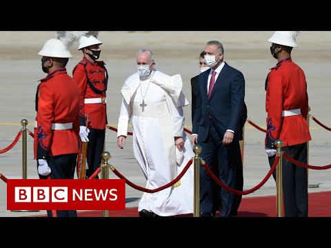 教皇方濟各在安全擔憂中首次訪問伊拉克 - BBC News (Pope Francis makes first papal visit to Iraq amid security fears - BBC News)