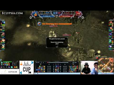 LoL Strategy Cup - Curse.eu VS Eclypsia - Match 1