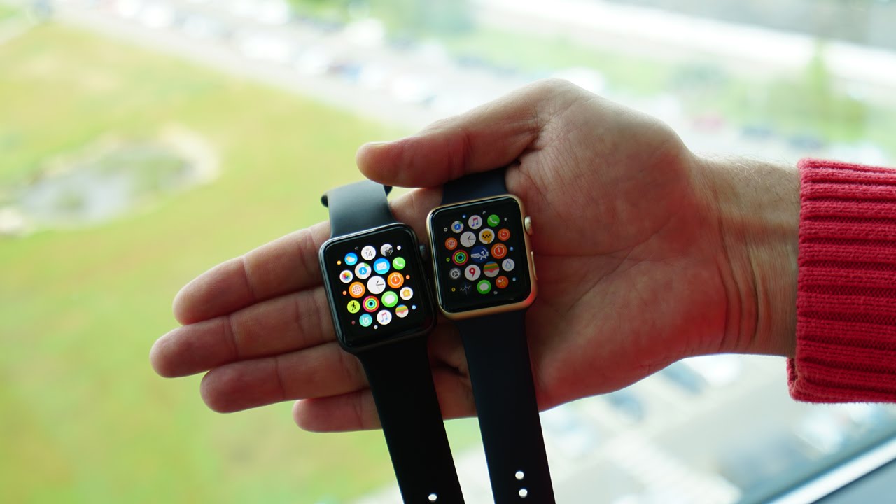 Умные часы Apple Watch Series 2 (42мм), серый алюминий (черный нейлоновый ремешок)