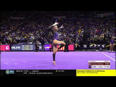 KJ Johnson Floor LSU vs Centenary 2022 9.900
