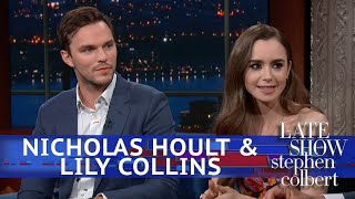 Stephen Nerds Out With 'Tolkien' Stars Nicholas Hoult & Lily Collins video