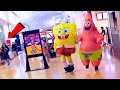 SPONGEBOB PATRICK GET KICKED OUT OF THE MALL