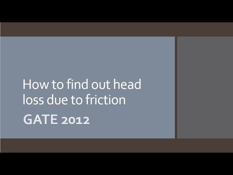 How to solve examples in fluid mechanics -  PART 1  GATE preparation