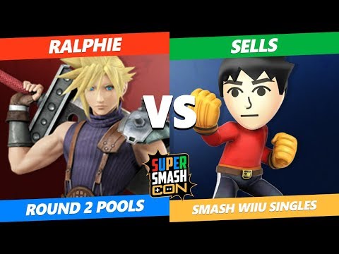SSC 2019 SSB4 - HO3K Ralphie (Cloud) VS  Sells (Mii Brawler) Smash WiiU Round 2 Pools