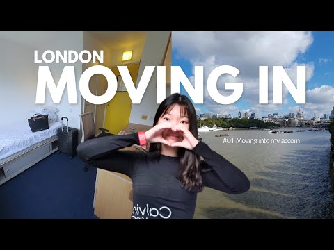 London Uni Move-In Vlog | KCL Accommodation, Tears, and First Solo Journey