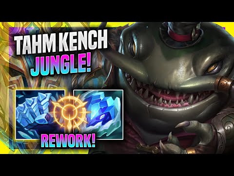 CHALLENGER NEW TAHM KENCH REWORK JUNGLE GAMEPLAY! - Challenger Plays Tahm Kench Jungle vs Nidalee!