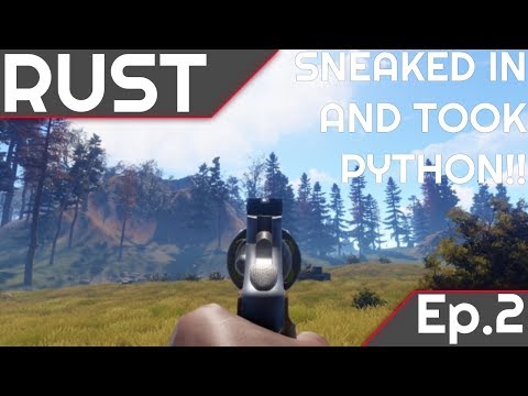 I Sneaked In A Base and Took a Python!! - Rust ep. 2 w/ SlurOfWords and Purplewildcat