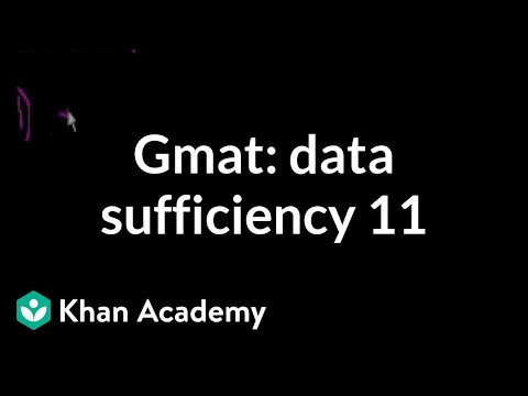 GMAT: Data Sufficiency 11