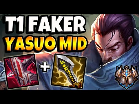 T1 Faker YASUO vs ZOE [ MID ] Patch 11.16 Korea Challenger ✅