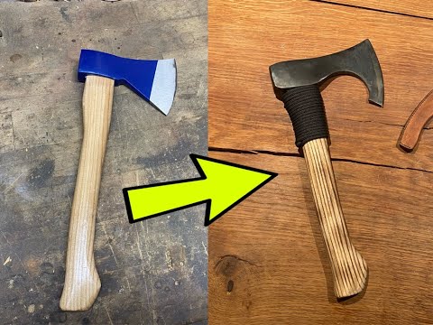 Bushcraft Axt selber bauen in 2 Stunden