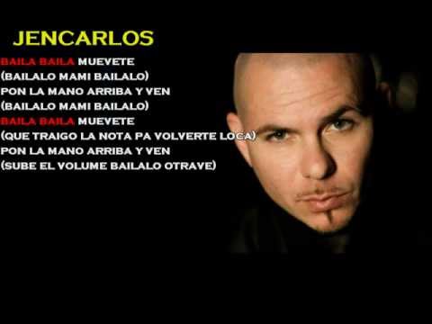 Jencarlos ft Pitbull & El Cata - Baila Baila (lyrics)