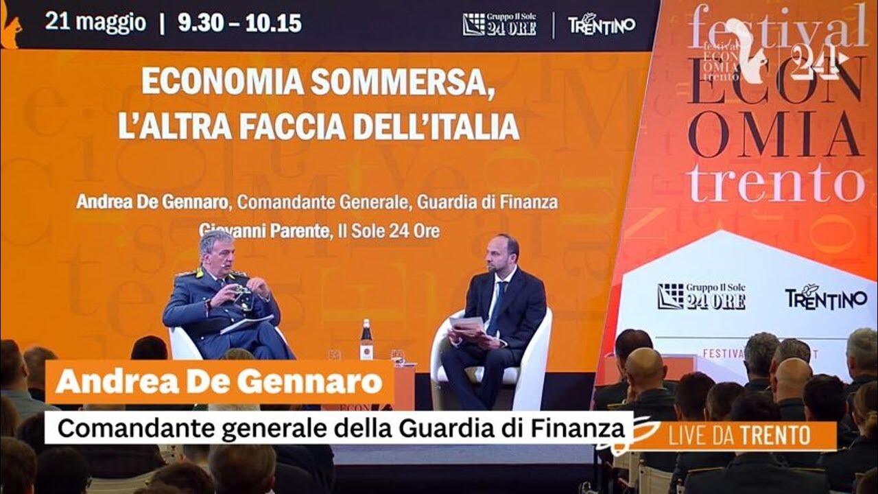 De Gennaro (Gdf): stima evasione 200 mld, circa il 10% pil