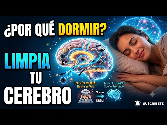 El Sistema Glinfático: ¿Por qué tu cerebro necesita que duermas para sacar la basura?