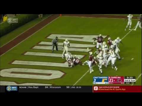 2018 USC vs Chattanooga - Mon Denson 1 Yd Touchdown Run
