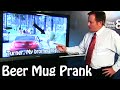 PRANKSTERS ON THE NEWS!! Fake Beer Mug ...