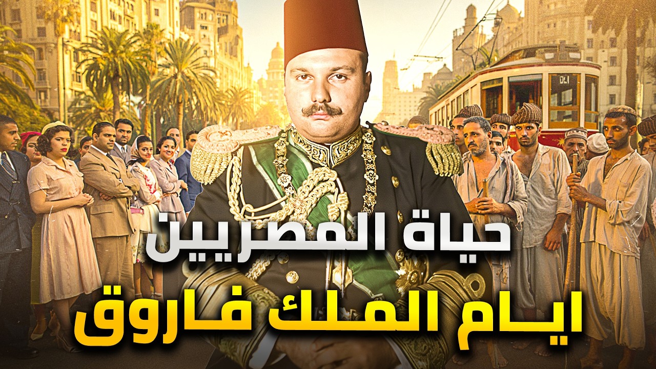 كيف كان يعيش المصريين في عهد الملك فاروق آخر ملوك مصر؟ .... حكاية مصر اللي عشقت